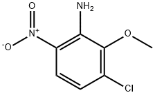 3-chloro-2-methoxy-6-nitroaniline, 89793-13-5, 结构式