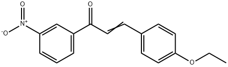 (2E)-3-(4-ethoxyphenyl)-1-(3-nitrophenyl)prop-2-en-1-one Structure