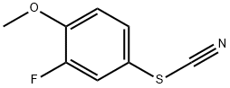 Thiocyanic acid, 3-fluoro-4-methoxyphenyl ester Struktur