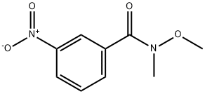 N-methoxy-N-methyl-3-nitrobenzamide Structure