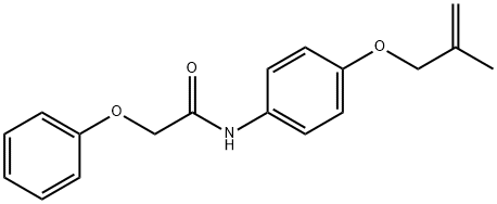 N-{4-[(2-methyl-2-propen-1-yl)oxy]phenyl}-2-phenoxyacetamide Structure