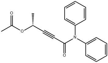 (R)-5-(diphenylamino)-5-oxopent-3-yn-2-yl acetate