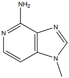 1H-Imidazo[4,5-c]pyridin-4-amine, 1-methyl- Struktur