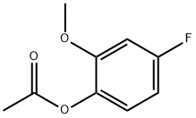 Phenol, 4-fluoro-2-methoxy-, acetate 化学構造式