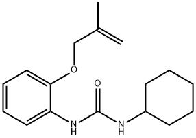 N-cyclohexyl-N'-{2-[(2-methyl-2-propen-1-yl)oxy]phenyl}urea Structure