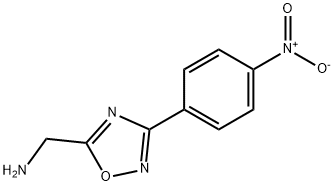 [3-(4-nitrophenyl)-1,2,4-oxadiazol-5-yl]methanamine Structure