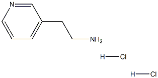 2-(Pyridin-3-yl)ethanamine dihydrochloride 化学構造式