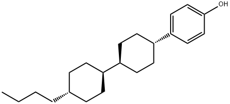 4-[(trans,trans)-4'-Butyl[1,1'-bicyclohexyl]-4-yl]phenol Structure