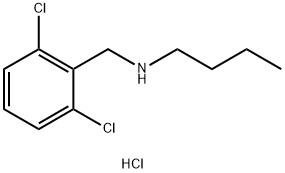 butyl[(2,6-dichlorophenyl)methyl]amine hydrochloride Structure