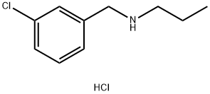 [(3-chlorophenyl)methyl](propyl)amine hydrochloride Structure