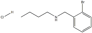 [(2-bromophenyl)methyl](butyl)amine hydrochloride Struktur