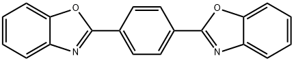 Benzoxazole, 2,2'-(1,4-phenylene)bis- Structure
