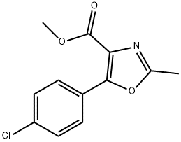 METHYL 5-(4-CHLOROPHENYL)-2-METHYLOXAZOLE-4-CARBOXYLATE|