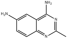 4,6-Quinazolinediamine, 2-methyl- 结构式