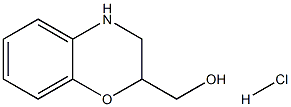 (3,4-二氢-2H-1,4-苯并噁嗪-2-基)甲醇盐酸盐,90609-95-3,结构式