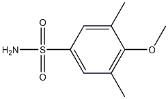 4-methoxy-3,5-dimethylbenzenesulfonamide Struktur