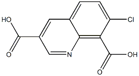 90717-07-0 3,8-Quinolinedicarboxylicacid, 7-chloro-