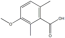 3-METHOXY-2,6-DIMETHYLBENZOIC ACID Struktur