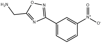 [3-(3-nitrophenyl)-1,2,4-oxadiazol-5-yl]methanamine Struktur