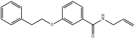 N-allyl-3-(2-phenylethoxy)benzamide Struktur