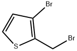 3-bromo-2-(bromomethyl)thiophene Structure