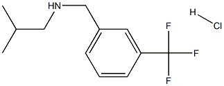 (2-methylpropyl)({[3-(trifluoromethyl)phenyl]methyl})amine hydrochloride Structure