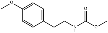 [2-(4-Methoxy-phenyl)-ethyl]-carbamic acid methyl ester Struktur