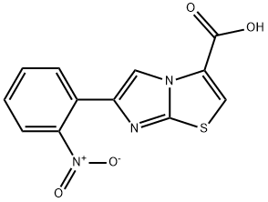 6-(2-NITROPHENYL)IMIDAZO[2,1-B]THIAZOLE-3-CARBOXYLIC ACID Struktur