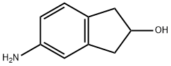 5-AMINO-2,3-DIHYDRO-1H-INDEN-2-OL 化学構造式