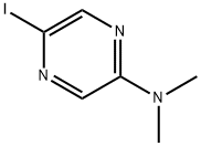 5-IODO-N,N-DIMETHYLPYRAZIN-2-AMINE, 91416-87-4, 结构式