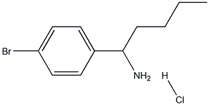 1-(4-BROMOPHENYL)PENTYLAMINE HYDROCHLORIDE,91428-18-1,结构式