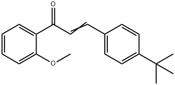 (2E)-3-(4-tert-butylphenyl)-1-(2-methoxyphenyl)prop-2-en-1-one Structure