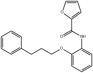 N-[2-(3-phenylpropoxy)phenyl]furan-2-carboxamide Struktur