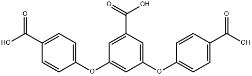 3,5-ビス(4-カルボキシフェノキシ)安息香酸 化学構造式
