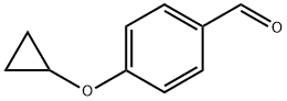 Benzaldehyde, 4-(cyclopropyloxy)- Struktur