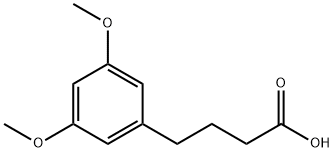 4-(3,5-DIMETHOXYPHENYL)BUTANOIC ACID 化学構造式