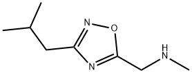 1-(3-isobutyl-1,2,4-oxadiazol-5-yl)-N-methylmethanamine Structure