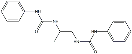 N,N''-1,2-propanediylbis(N'-phenylurea) Struktur