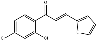 (2E)-1-(2,4-dichlorophenyl)-3-(furan-2-yl)prop-2-en-1-one Structure