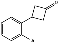 3-(2-bromophenyl)cyclobutan-1-one Structure