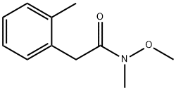 Benzeneacetamide, N-methoxy-N,2-dimethyl-|N-甲氧基-N-甲基-2-(邻甲苯基)乙酰胺