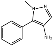 1-甲基-5-苯基-1H-吡唑-4-胺,91858-00-3,结构式