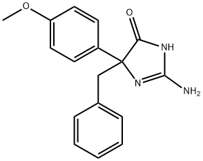 2-amino-5-benzyl-5-(4-methoxyphenyl)-4,5-dihydro-1H-imidazol-4-one|2-amino-5-benzyl-5-(4-methoxyphenyl)-4,5-dihydro-1H-imidazol-4-one