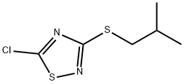 5-chloro-3-[(2-methylpropyl)sulfanyl]-1,2,4-thiadiazole Structure