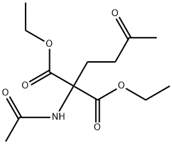 2-Acetylamino-2-(3-oxo-butyl)-malonic acid diethyl ester,91952-77-1,结构式