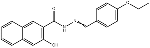 N'-(4-ethoxybenzylidene)-3-hydroxy-2-naphthohydrazide Structure