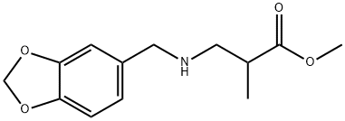 methyl 3-{[(2H-1,3-benzodioxol-5-yl)methyl]amino}-2-methylpropanoate|methyl 3-{[(2H-1,3-benzodioxol-5-yl)methyl]amino}-2-methylpropanoate