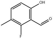 Benzaldehyde, 2-fluoro-6-hydroxy-3-methyl- Structure