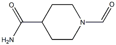 1-formylpiperidine-4-carboxamide 结构式