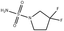 3,3-DIFLUOROPYRROLIDINE-1-SULFONAMIDE Structure